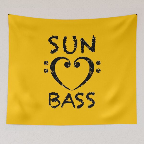 Item preview, Sun Bass Clef Heart Music Musician designed and sold by boom-art.