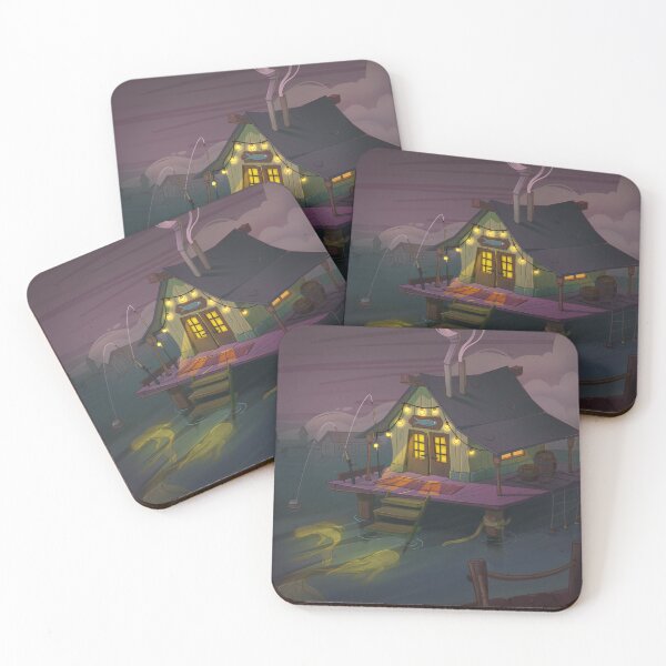 Item preview, Didgital Drawing of Cozy Fisherman Hut designed and sold by Algaliar23.