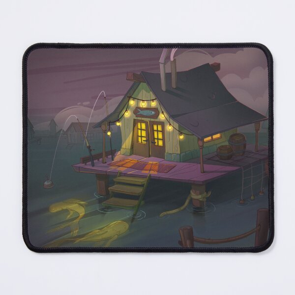Item preview, Didgital Drawing of Cozy Fisherman Hut designed and sold by Algaliar23.