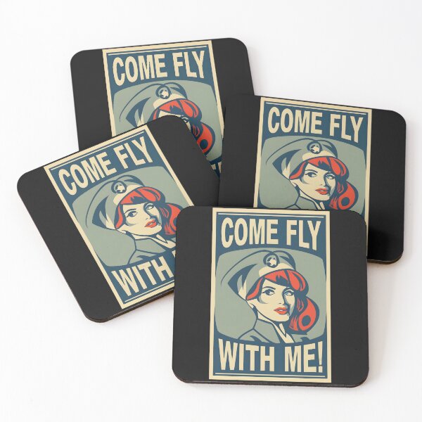 Item preview, Come Fly With Me, Scandinavian Stewardess designed and sold by AspectArtWorks.