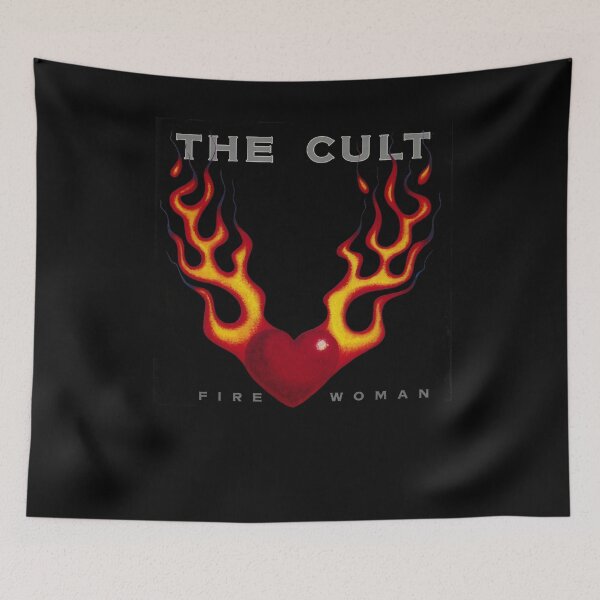 Item preview, The Cult Fire Woman Album Cover. designed and sold by leonilalinde.