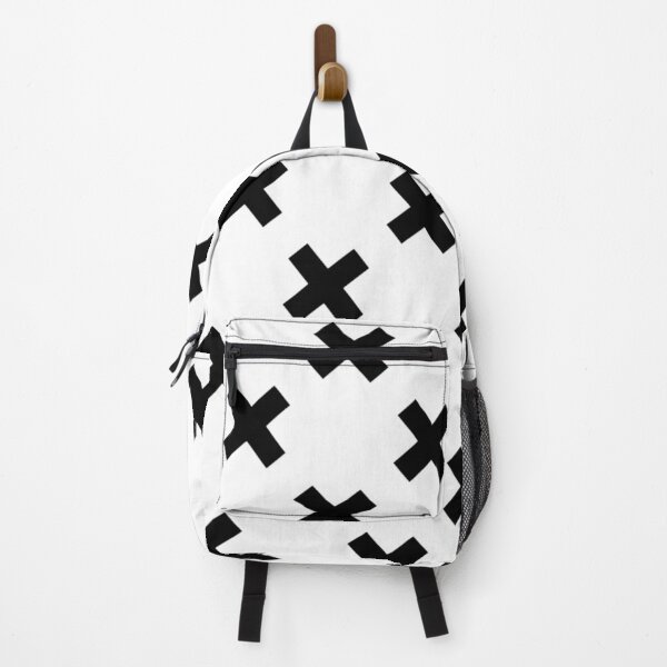 Item preview, Timeless Black White Plus Cross Background Pattern, Gift for Modern Scandinavian Art Lover designed and sold by PenguinForests.
