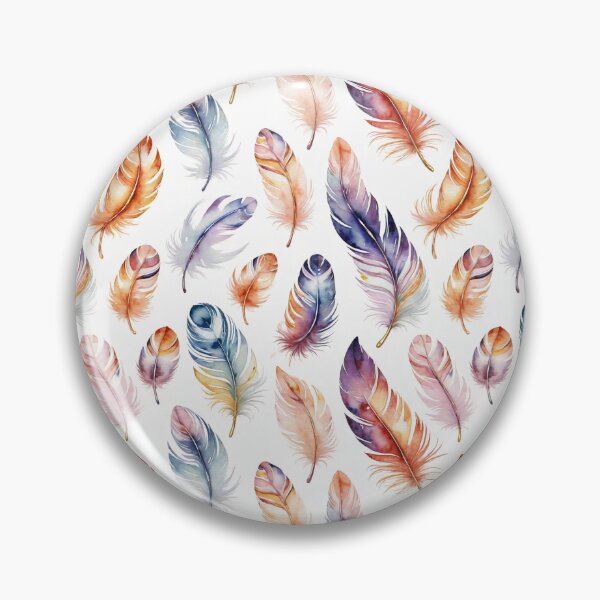 Item preview, Colorfull feathers pattern designed and sold by ChaosEdits.