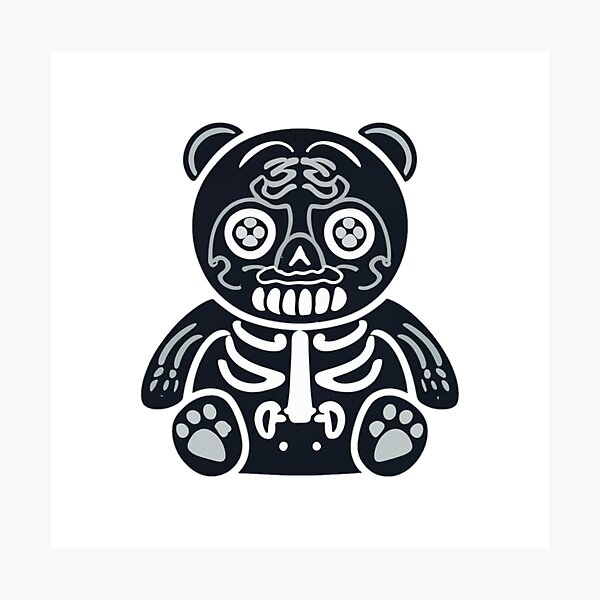 Item preview, Tribal Bear Hug Black And White Alternative Cute Funny  designed and sold by ShopSunday.