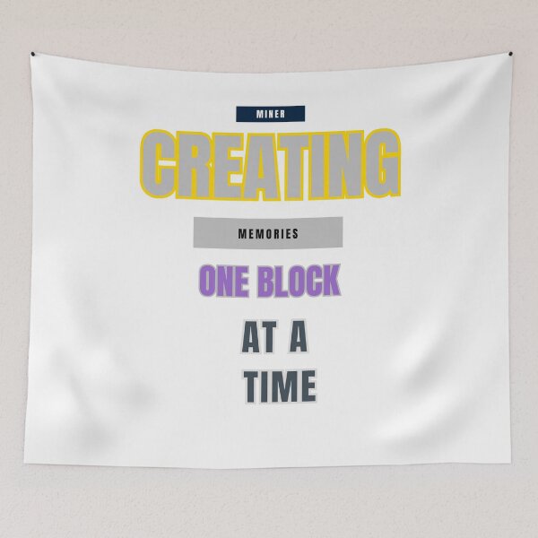 Item preview, Creating Memories, One Block at a Time: A Miner's Journey designed and sold by DesignSwirl.
