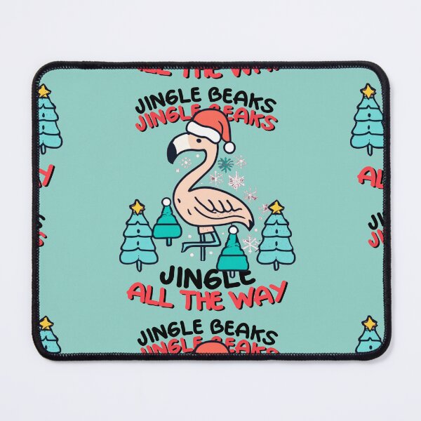 Item preview, flamingo christmas enthusiasts designed and sold by The  Knick Knack Nook.