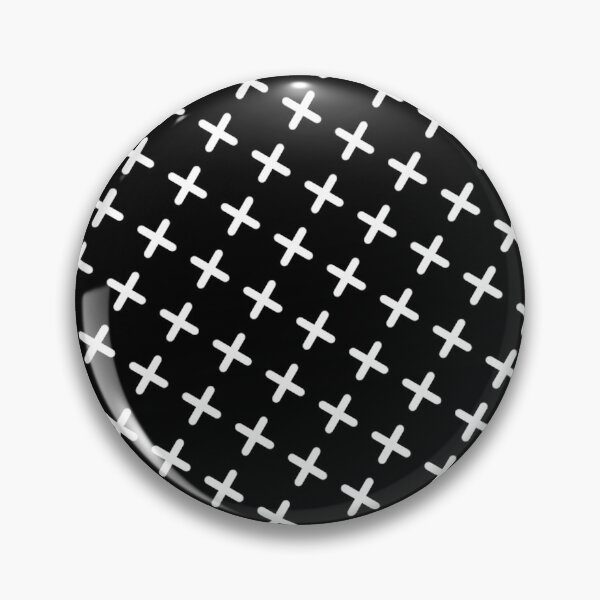Item preview, Retro Geometric, Monochrome Crosses, Modern Scandinavian, Abstract Op Art designed and sold by PenguinForests.