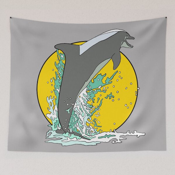 Item preview, Jumping Dolphin | Gift for Dolphin Lover designed and sold by Marian Murdoch.