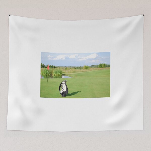 Item preview, white golf bag on golf course designed and sold by goceris.