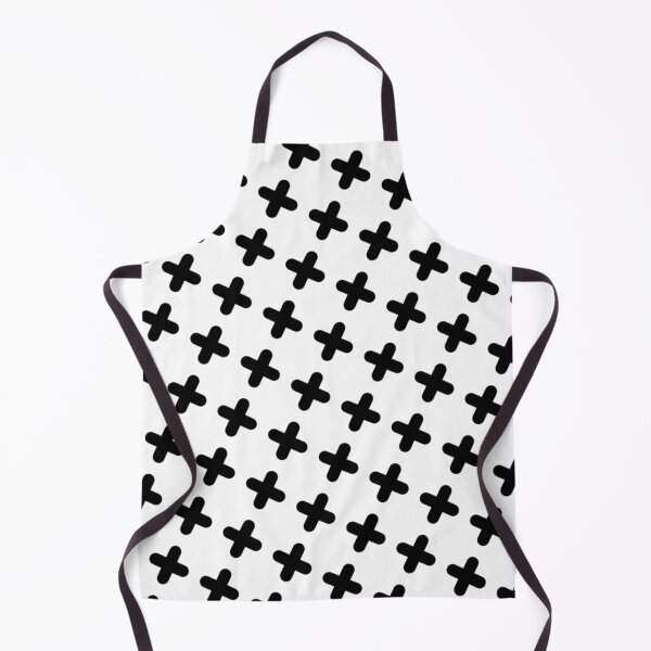 Item preview, Timeless Black White Monochrome Cross and Plus Patterns, Gift for Art Lovers, Scandi Elegance, Geometric 60s Op Art Inspiration designed and sold by PenguinForests.