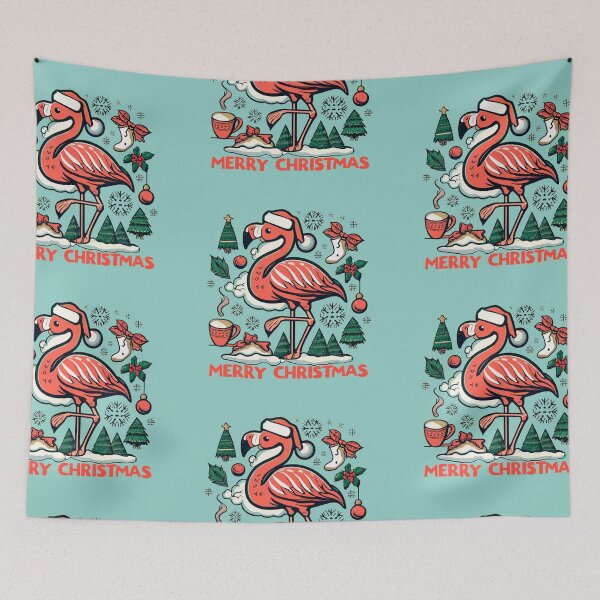 Item preview, for flamingo christmas lover designed and sold by The  Knick Knack Nook.