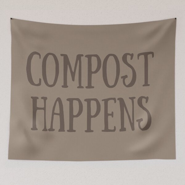 Item preview, Composting - Compost Happens- composter - composted - biological farming - organic designed and sold by Alexaltay.