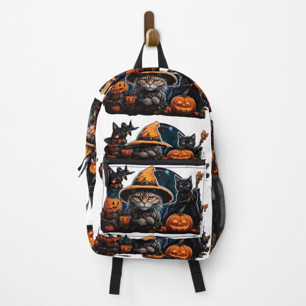 Item preview, Magical cats and pumpkins at Halloween designed and sold by AlejaJorgeShop.