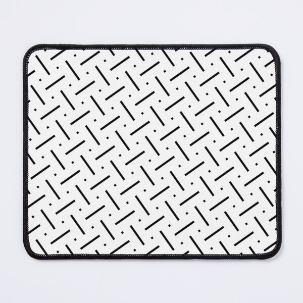 Item preview, Retro B&W Art Dots and Lines Modern Scandi Geometric Optical Pattern designed and sold by PenguinForests.