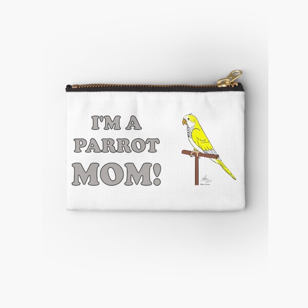 Item preview, I'm a Parrot Mom! - Yellow Quaker designed and sold by Laughing Parrot Studio.