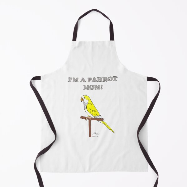 Item preview, I'm a Parrot Mom! - Yellow Quaker designed and sold by Laughing Parrot Studio.