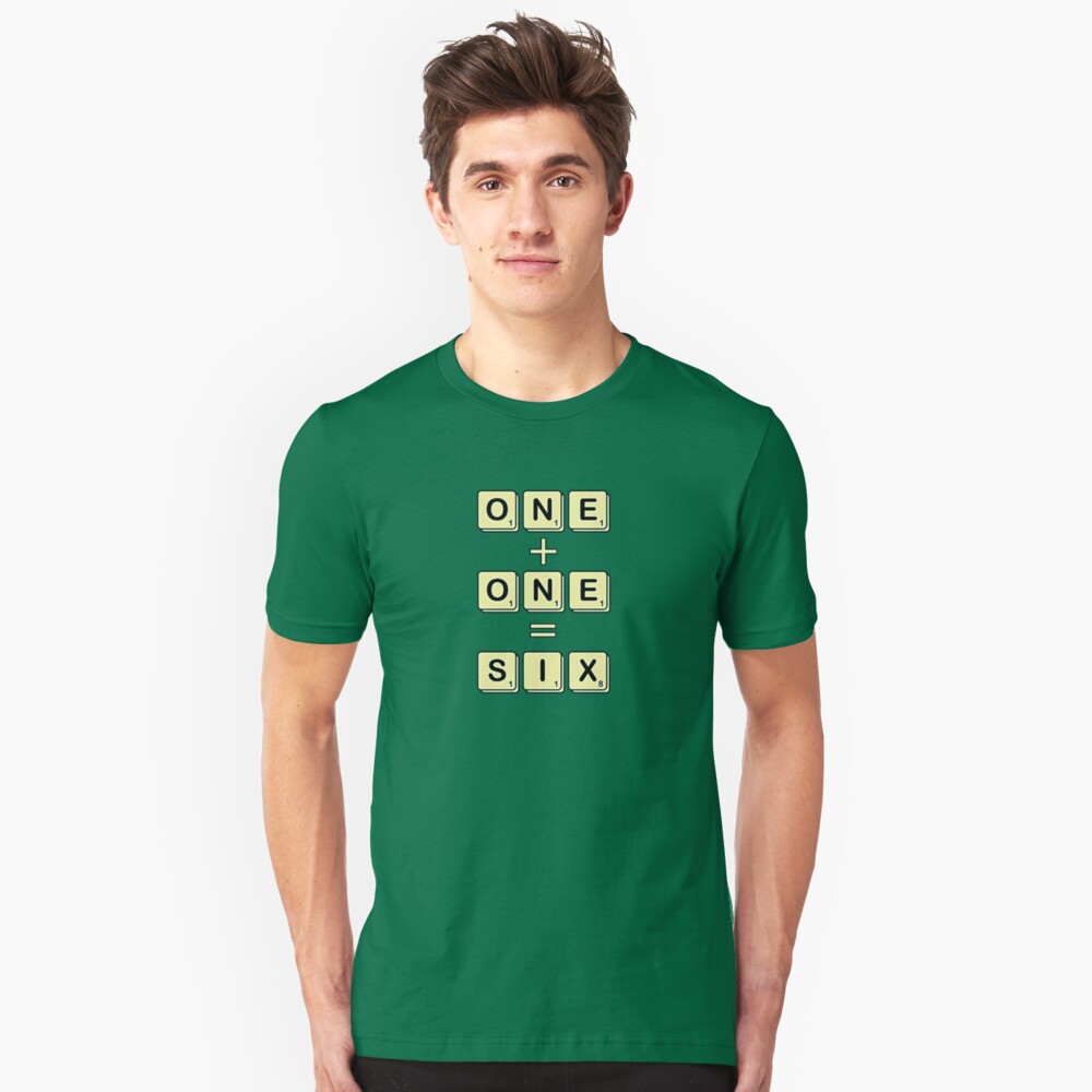 Scrabble Math Slim Fit T-Shirt