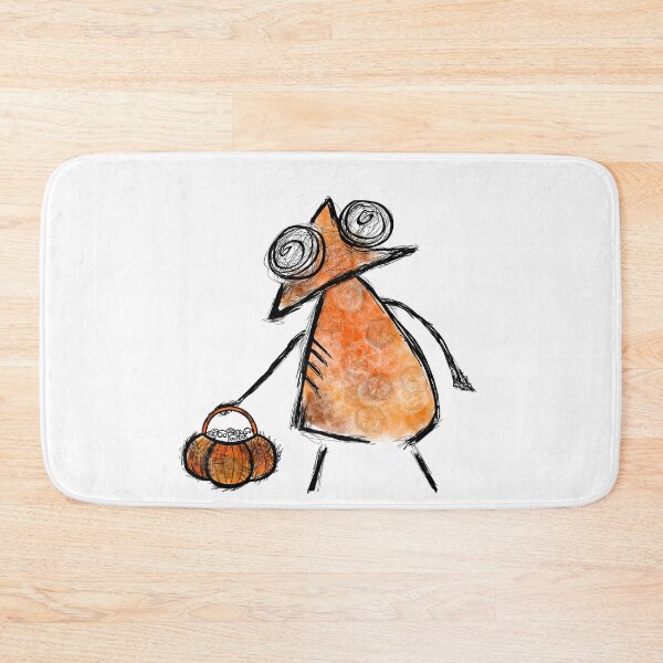Item preview, Orange halloween monster designed and sold by GabiDoodles.