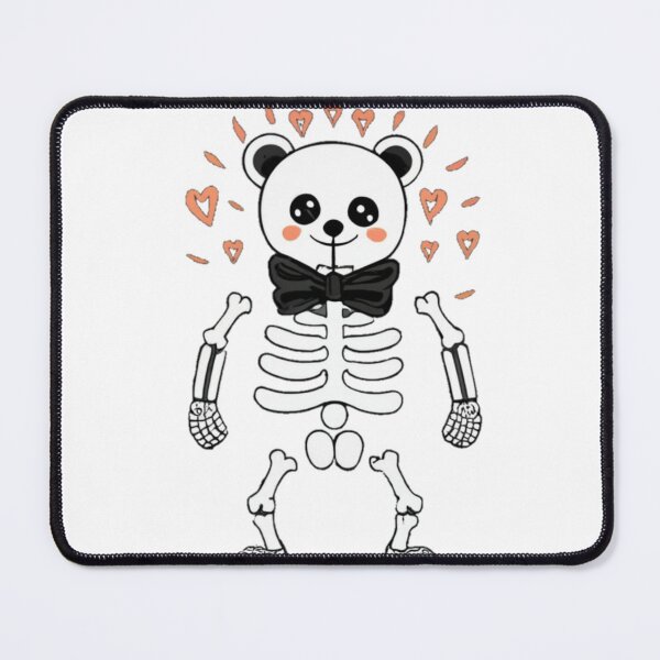 Item preview, Tribal Bear Hug Spooky Scary Skeletons Black And White Alternative Cute Funny designed and sold by ShopSunday.