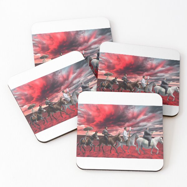 Item preview, Four donkeymen of the apocalypse designed and sold by aiARToftheWORLD.