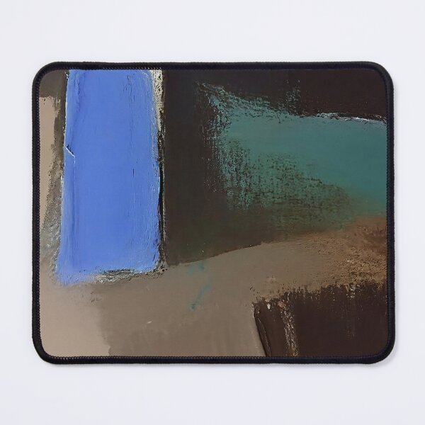 Item preview, Blue, Green, Camel And Black Hues Abstract Painting designed and sold by DEC02.