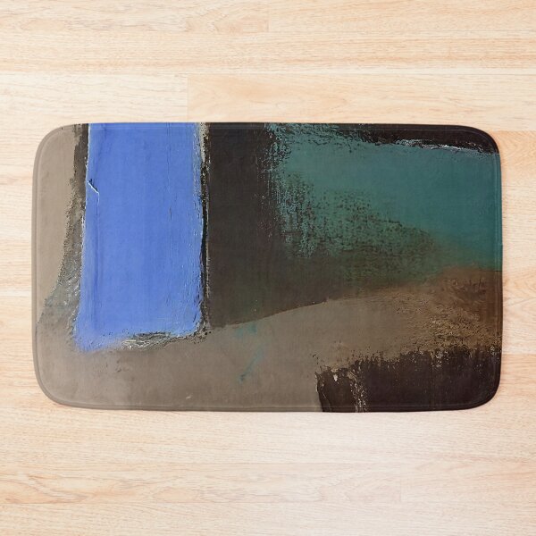 Item preview, Blue, Green, Camel And Black Hues Abstract Painting designed and sold by DEC02.