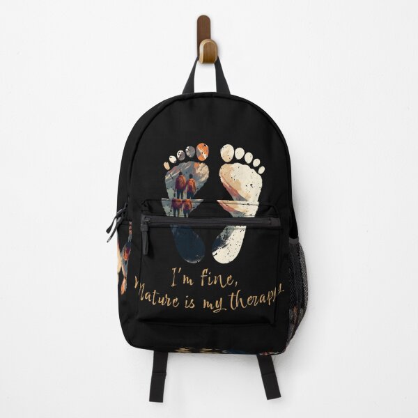 Item preview, Hiking in nature is therapy designed and sold by RiSchuDesign.