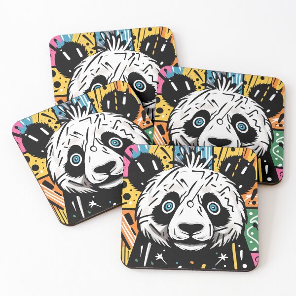 Item preview, Panda King - Neo Expressionism Street Art designed and sold by Kittyzens.