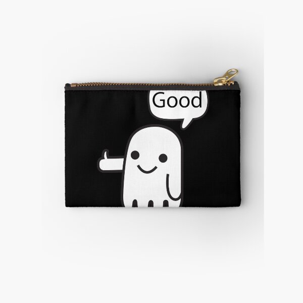 Item preview, Ghost Of Disapproval Boo with happy smile on t-shirt design. designed and sold by athurbubble.