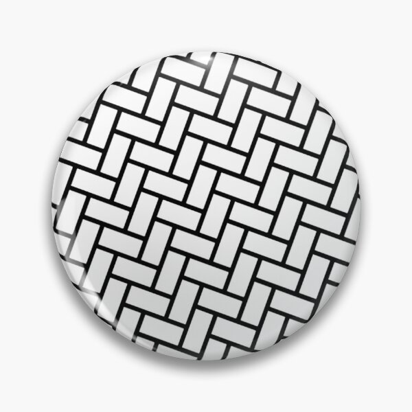 Item preview, Abstract Elegance Black and White Scandi Nordic Bricks Tiles 60s Design Pattern designed and sold by PenguinForests.