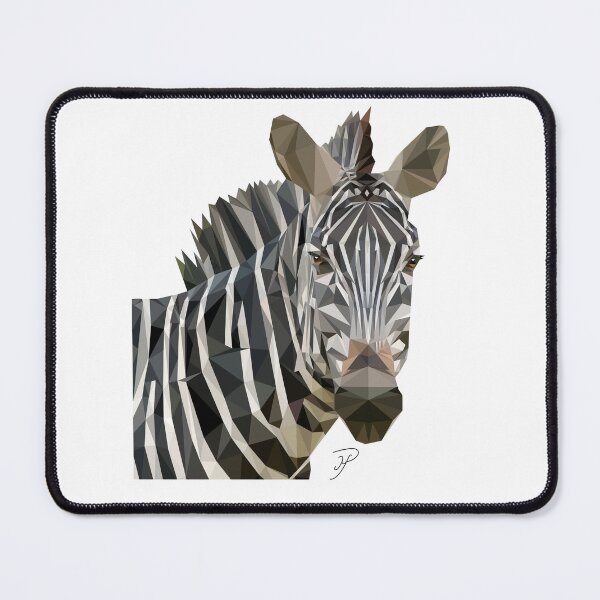 Item preview, Graphic Zebra in Triangles designed and sold by Mike Payne.