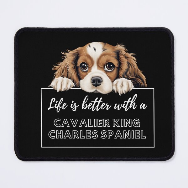 Artikelvorschau, Cavalier King Charles Spaniel, Das Leben ist besser mit einem Cavalier King Charles Spaniel entworfen und verkauft von whiteraven-shop.
