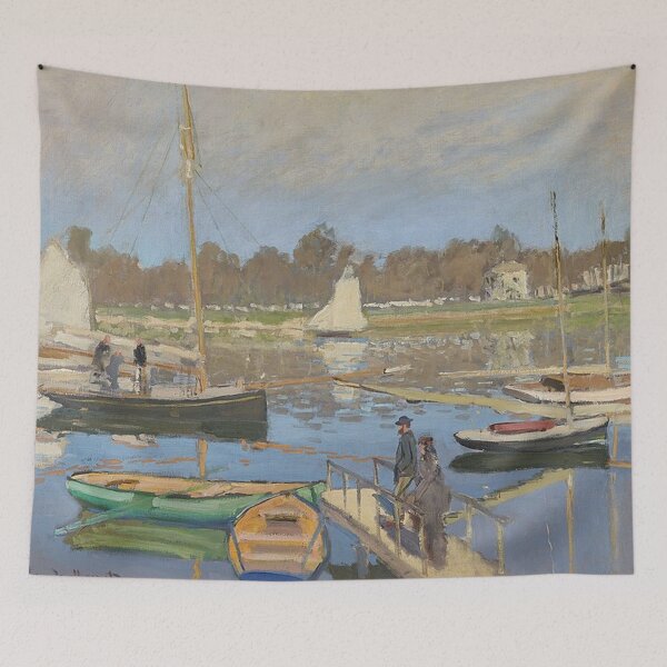 Item preview, The Basin of Argenteuil by Claude Monet designed and sold by tomorrowsart.