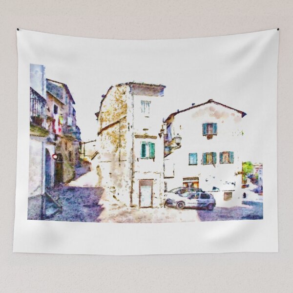 Item preview, Glimpse With Residential Buildings designed and sold by Giuseppe Cocco.