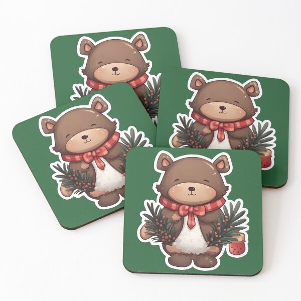Item preview, Сute christmas bear designed and sold by MNAartGallery.