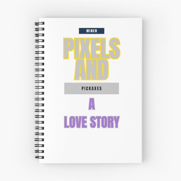 Item preview, Pixels and Pickaxes: A Love Story designed and sold by DesignSwirl.