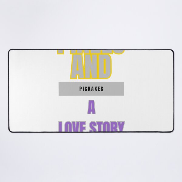 Item preview, Pixels and Pickaxes: A Love Story designed and sold by DesignSwirl.