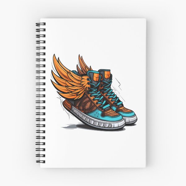 Item preview, Orange winged shoes designed and sold by Studio-Coni.