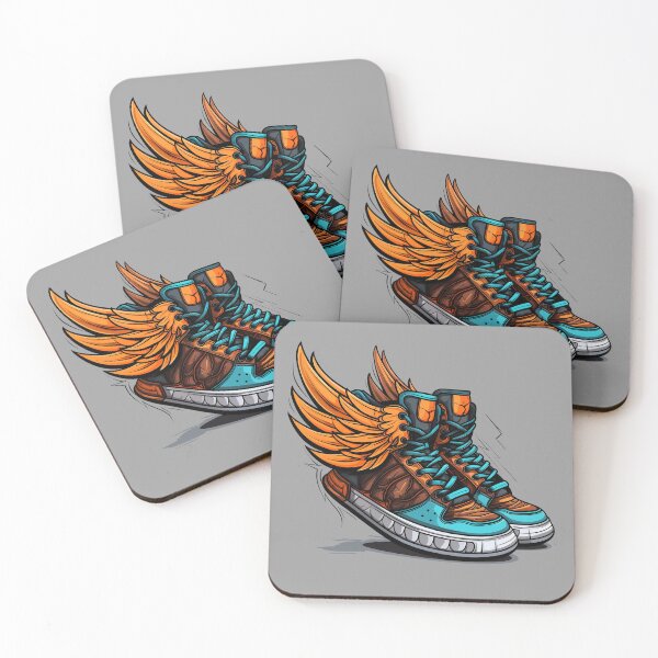 Item preview, Orange winged shoes designed and sold by Studio-Coni.