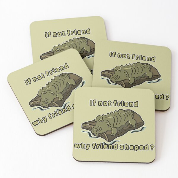 Item preview, Friend Shaped Crocodile designed and sold by notsweettea.