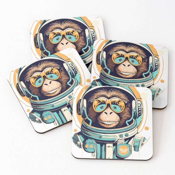 Item preview, Space monkey designed and sold by LolixBaletix.