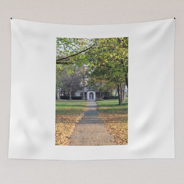 Item preview, old house in autumn park designed and sold by goceris.
