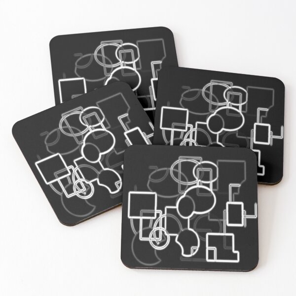 Item preview, Abstract Geometric Black and White designed and sold by DianeBP.