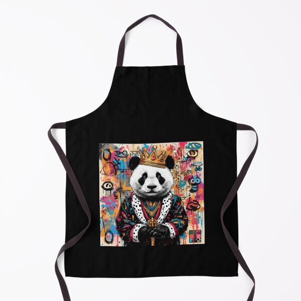 Item preview, Panda King - Neo Expressionism Street Art designed and sold by Kittyzens.