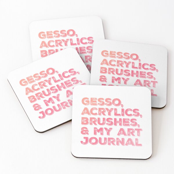 Item preview, Gesso, Acrylics, Brushes, & My Art Journal designed and sold by thephoenixsoul.