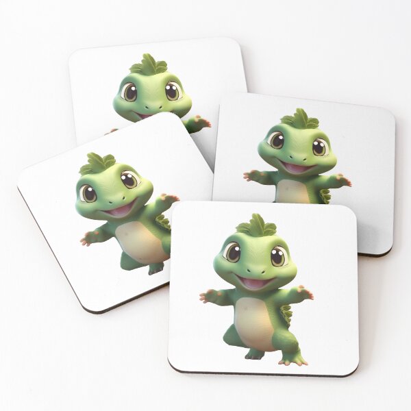 Item preview, Cute baby green monster dancing designed and sold by SimpliVibe.
