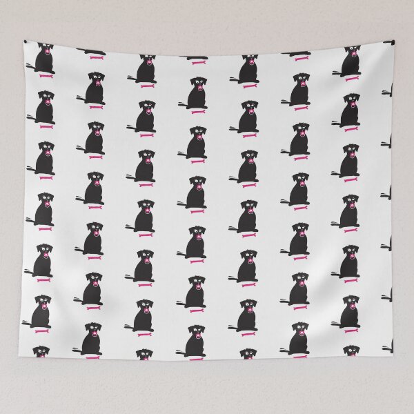Item preview, Black labrador with rubber teat designed and sold by robinstudio.
