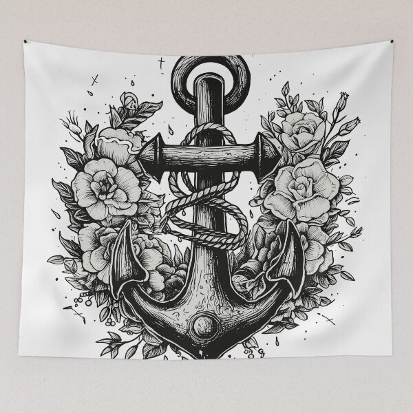 Item preview, anchor roses life    designed and sold by Rays84.