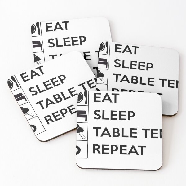 Item preview, Eat Sleep TABLE TENNIS Repeat designed and sold by ShirtGalaxy.
