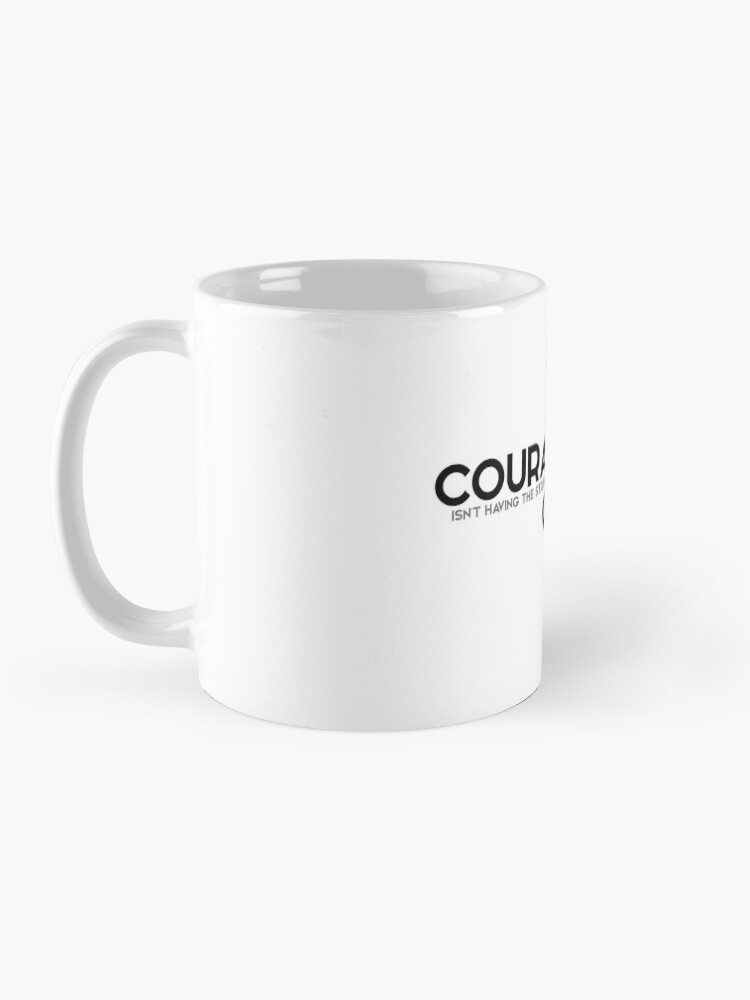 Alternate view of courage going on - napoleon Mug